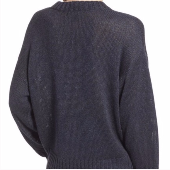 NWT Something Navy Subtle Sheen Sweater Size S - Picture 2 of 12